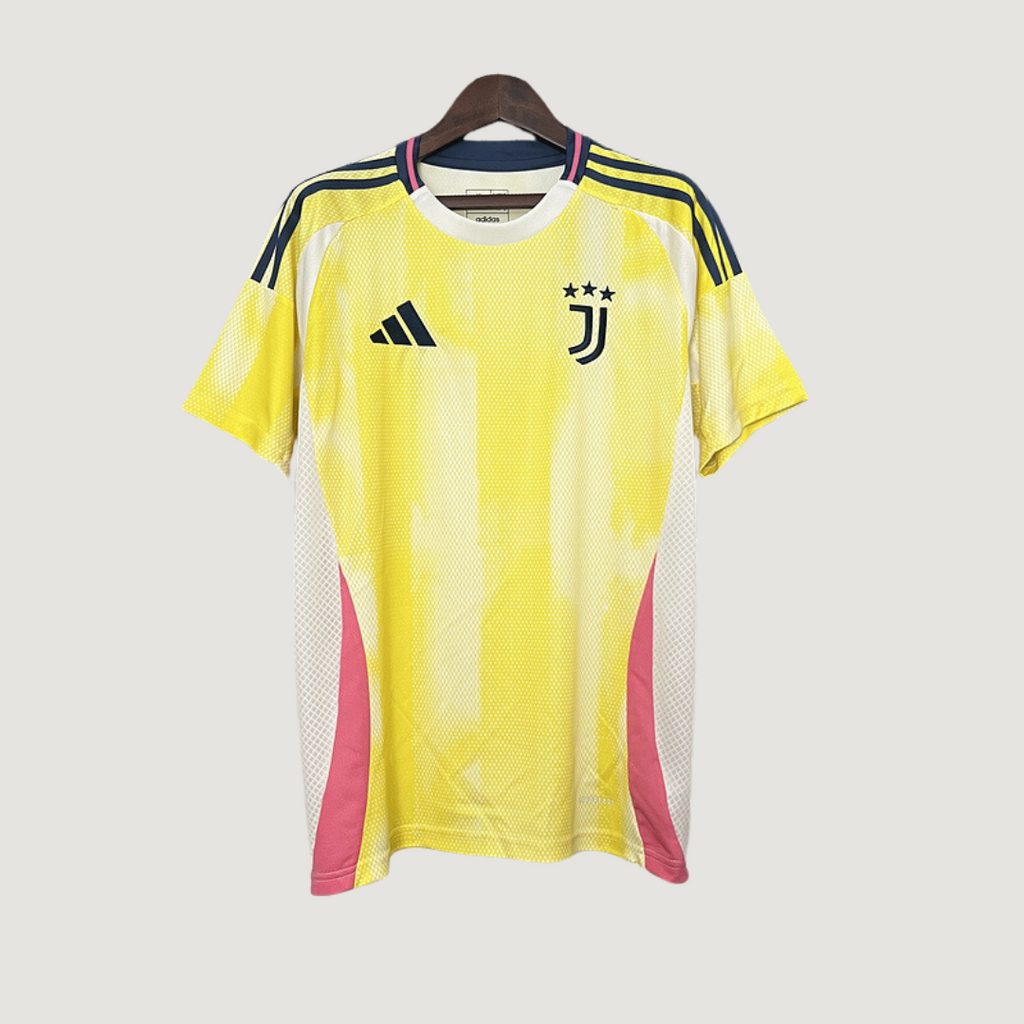 Juventus - Maillot Extérieur 24/25 - Jaune, Blanc