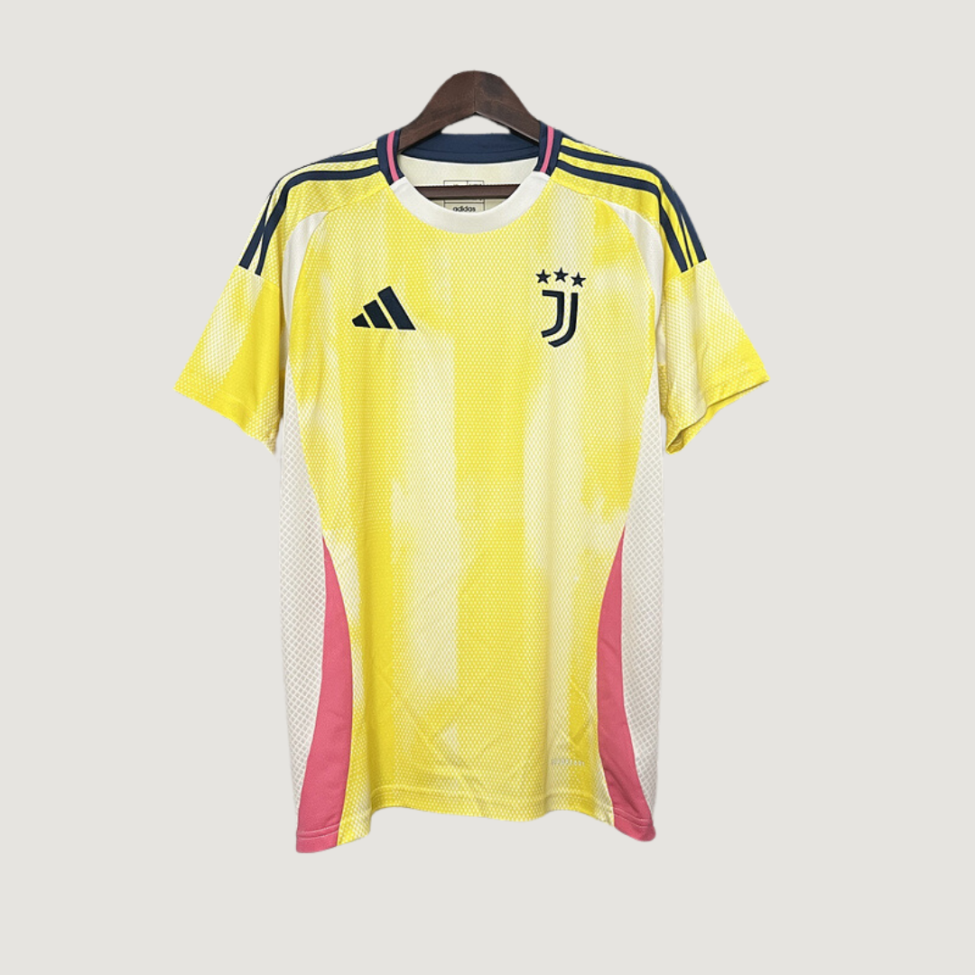 Juventus - Maillot Extérieur 24/25 - Jaune, Blanc