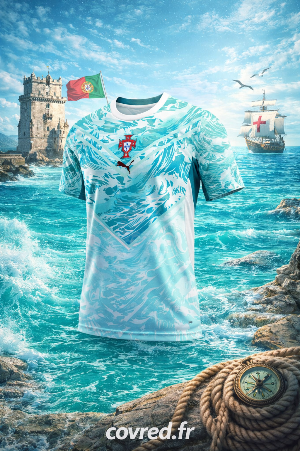 Portugal – Maillot Extérieur 2026 – Vert, Bleu