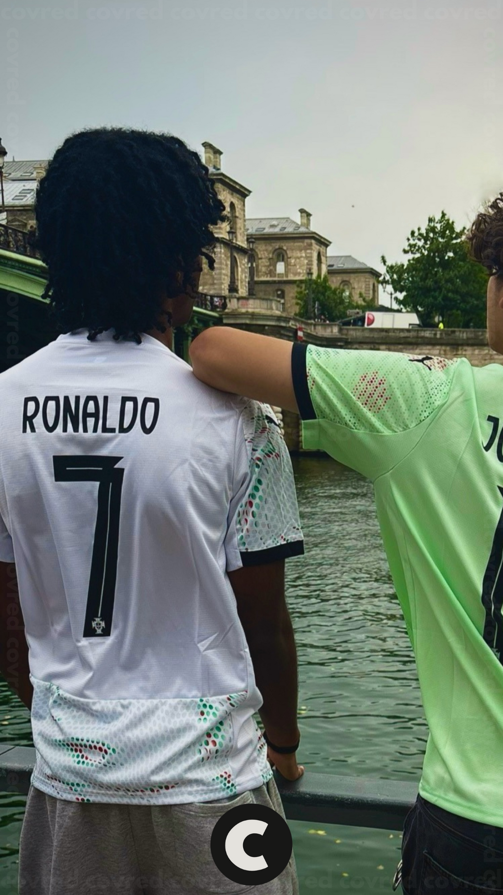 Portugal - Maillot Extérieur 2025 - Blanc,Vert, Noir