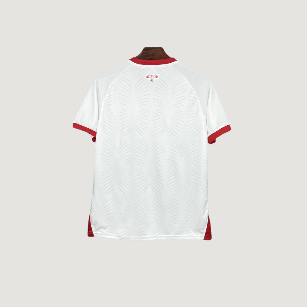 Jordanie – Maillot Domicile Coupe du Monde 2026 – Blanc, Rouge