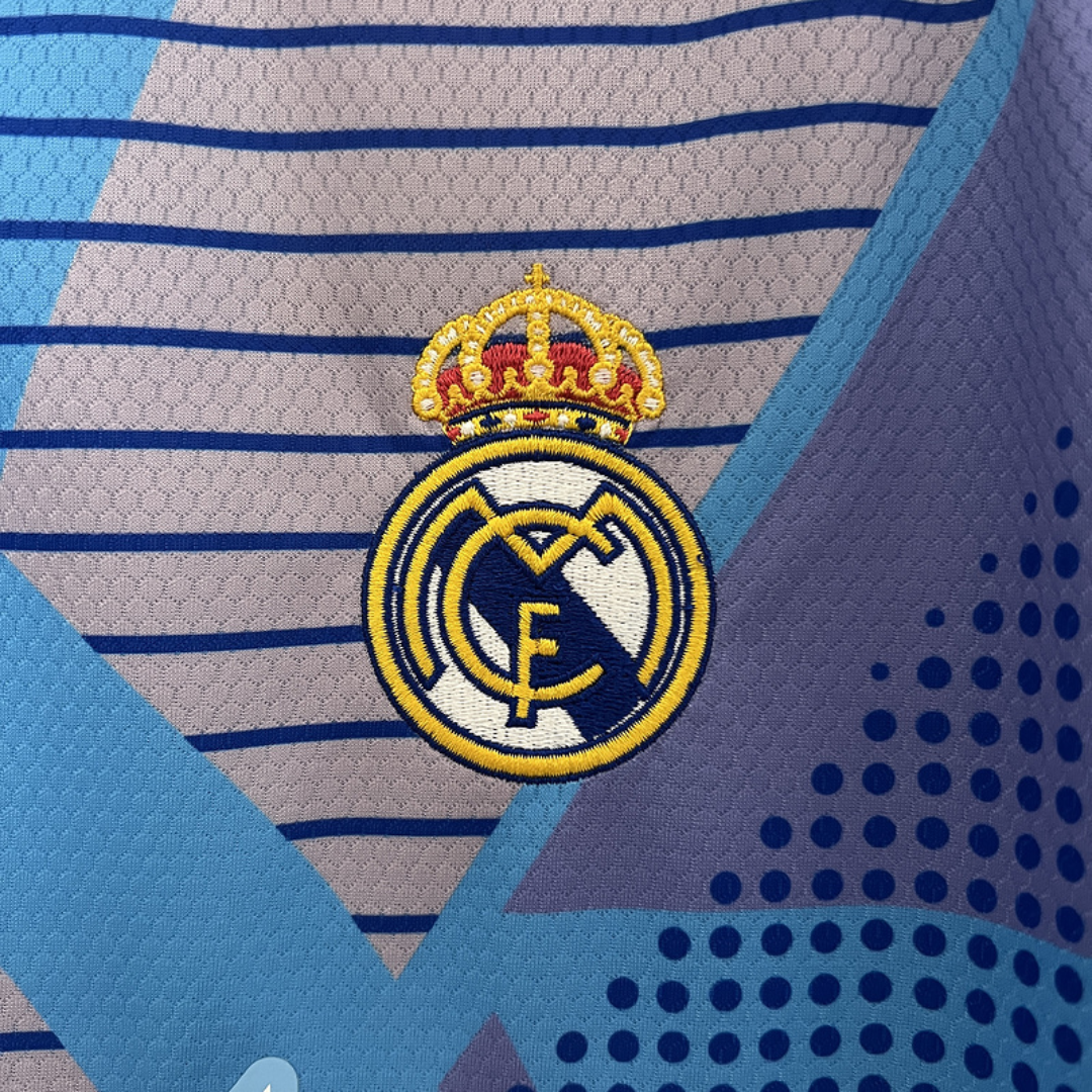 Real Madrid - Maillot Gardien 24/25 - Bleu ( Fan )