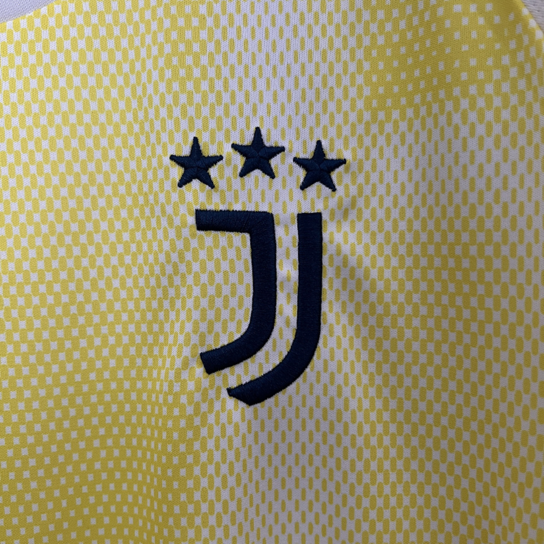 Juventus - Maillot Extérieur 24/25 - Jaune, Blanc