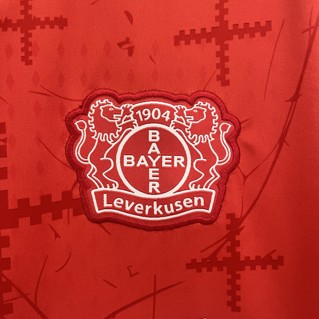 Bayer 04 Leverkusen - Maillot Domicile 24/25 - Rouge, Noir