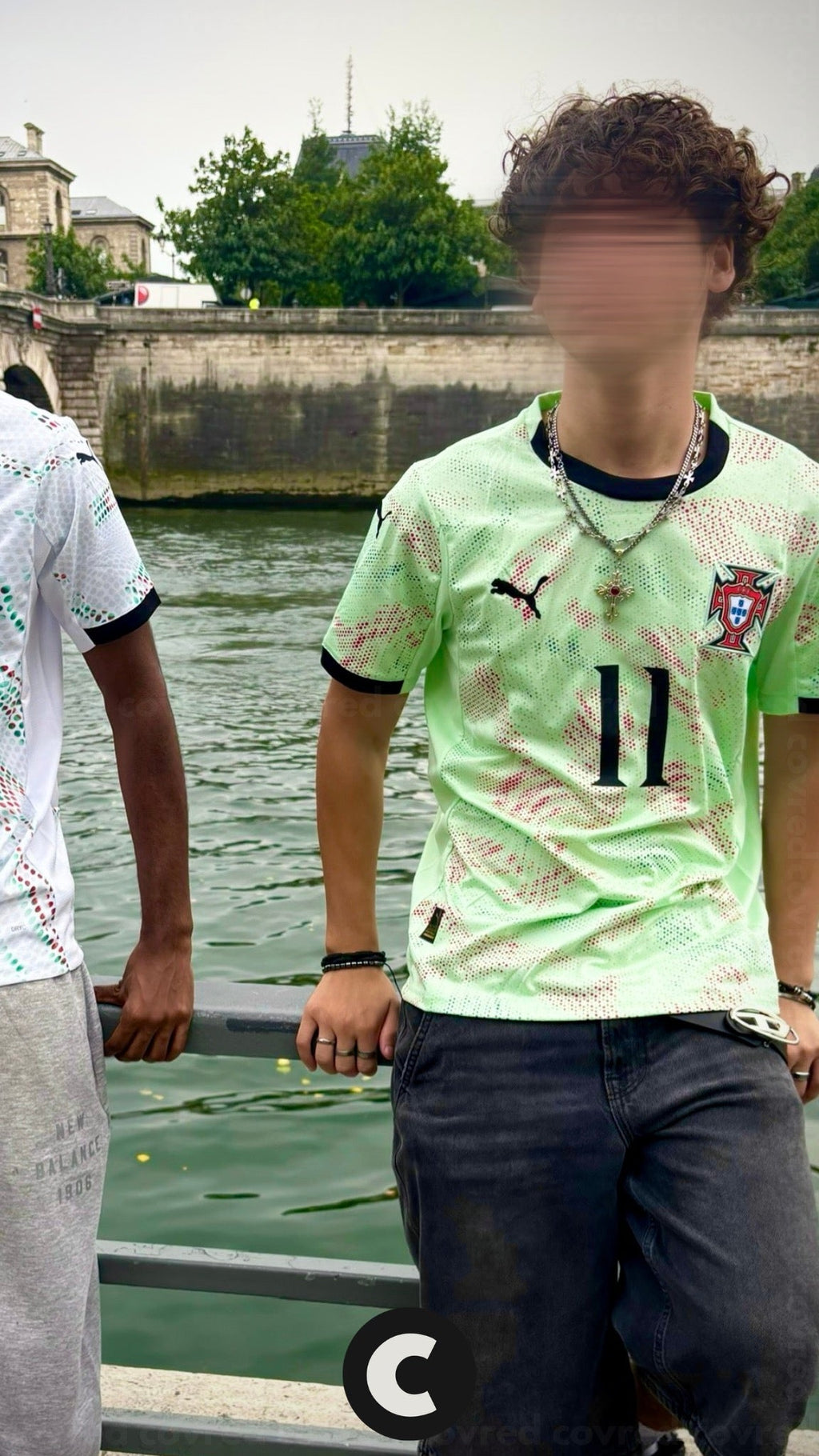 Portugal – Maillot Extérieur 2025  – Vert Menthe & Détails Noir