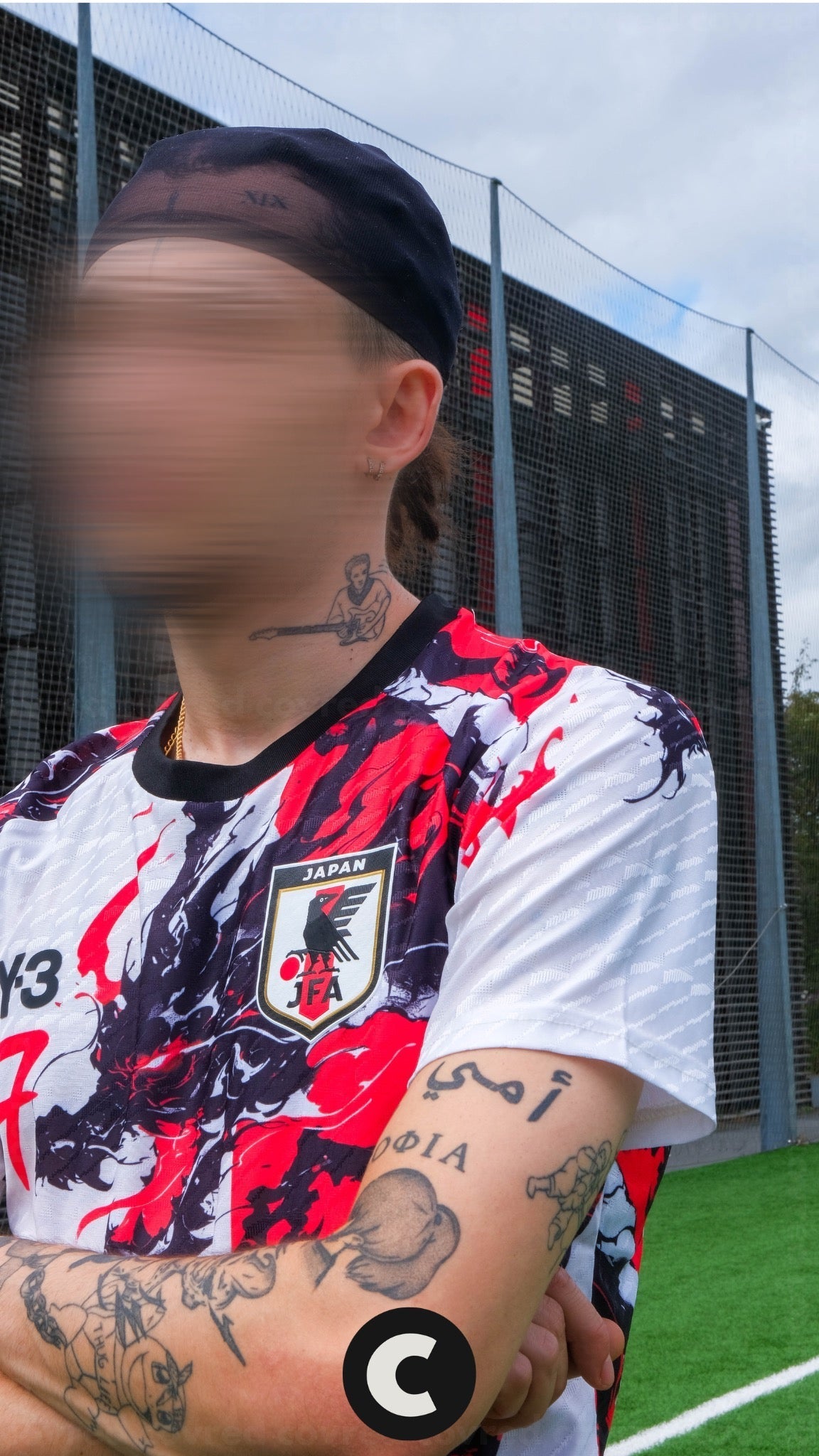 Japon – Maillot Concept 2026 – Blanc, Rouge, Noir