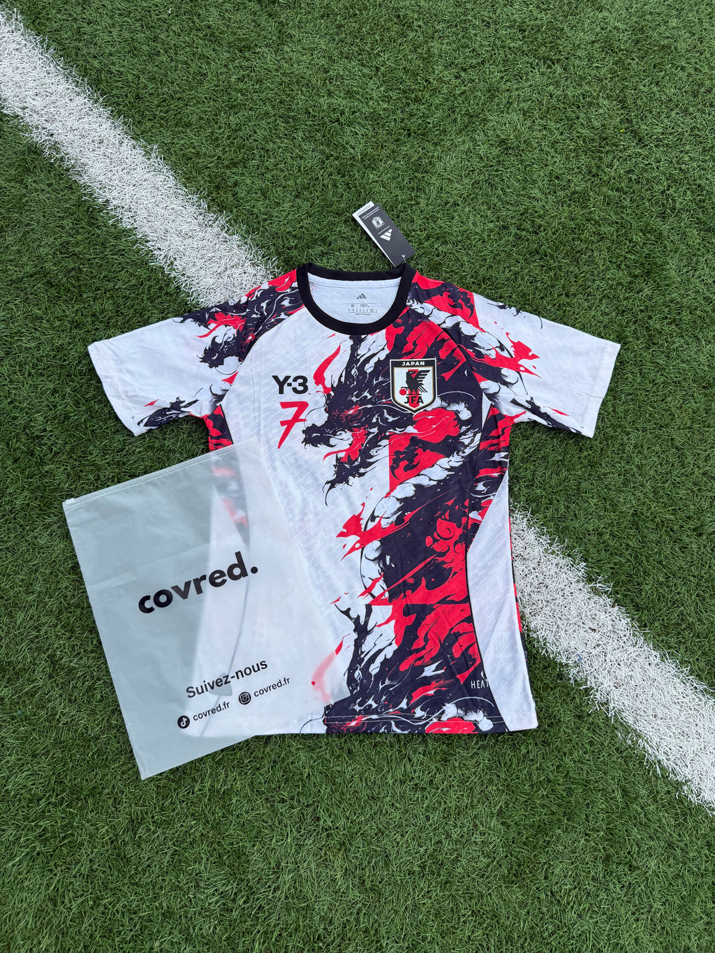 Japon – Maillot Concept 2026 – Blanc, Rouge, Noir