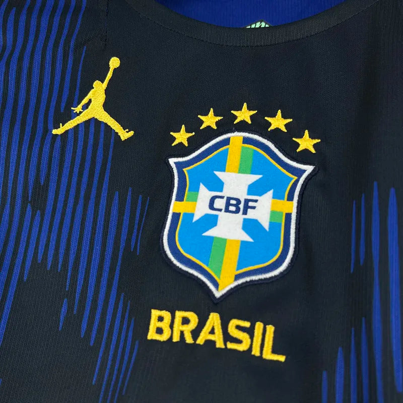 Brésil - Maiilot Extérieur Coupe du Monde 2026 - Bleu, Noir