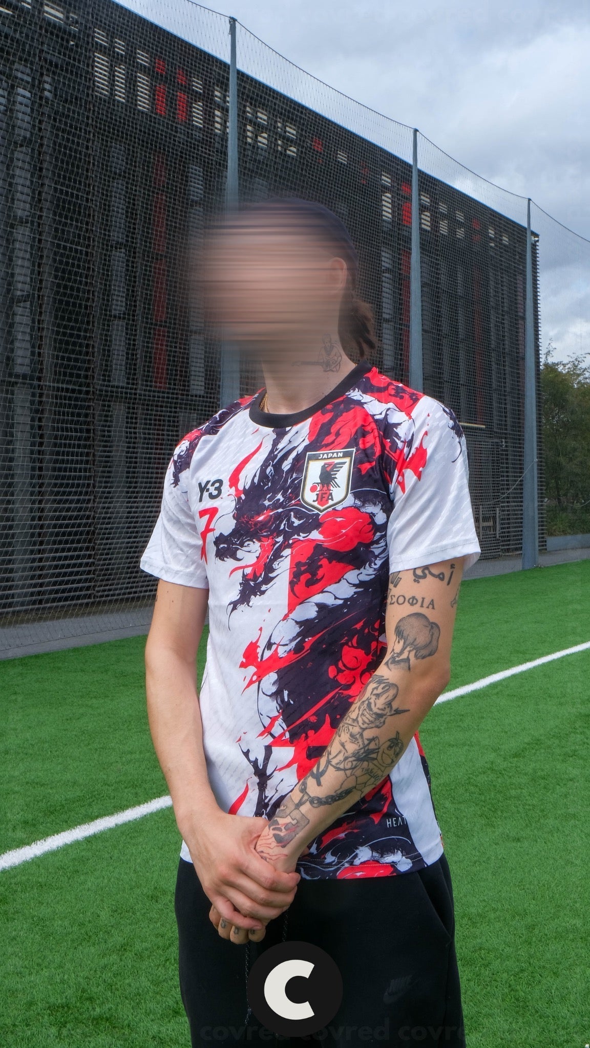 Japon – Maillot Concept 2026 – Blanc, Rouge, Noir