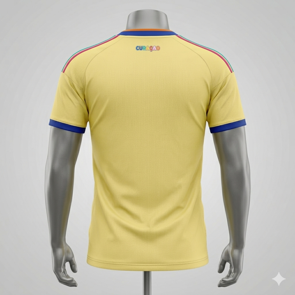 Curaçao - Maillot Domicile Coupe du Monde 2026 - Jaune