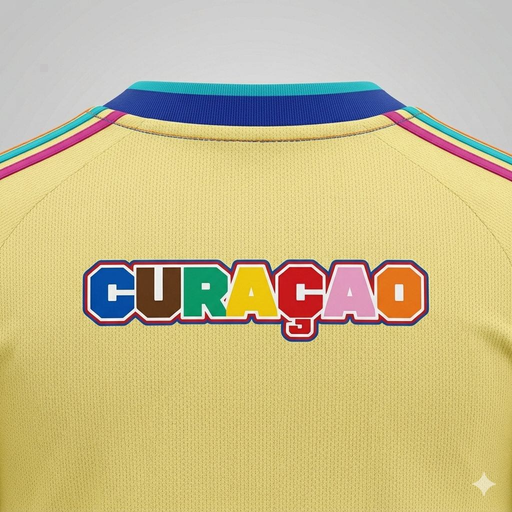 Curaçao - Maillot Domicile Coupe du Monde 2026 - Jaune