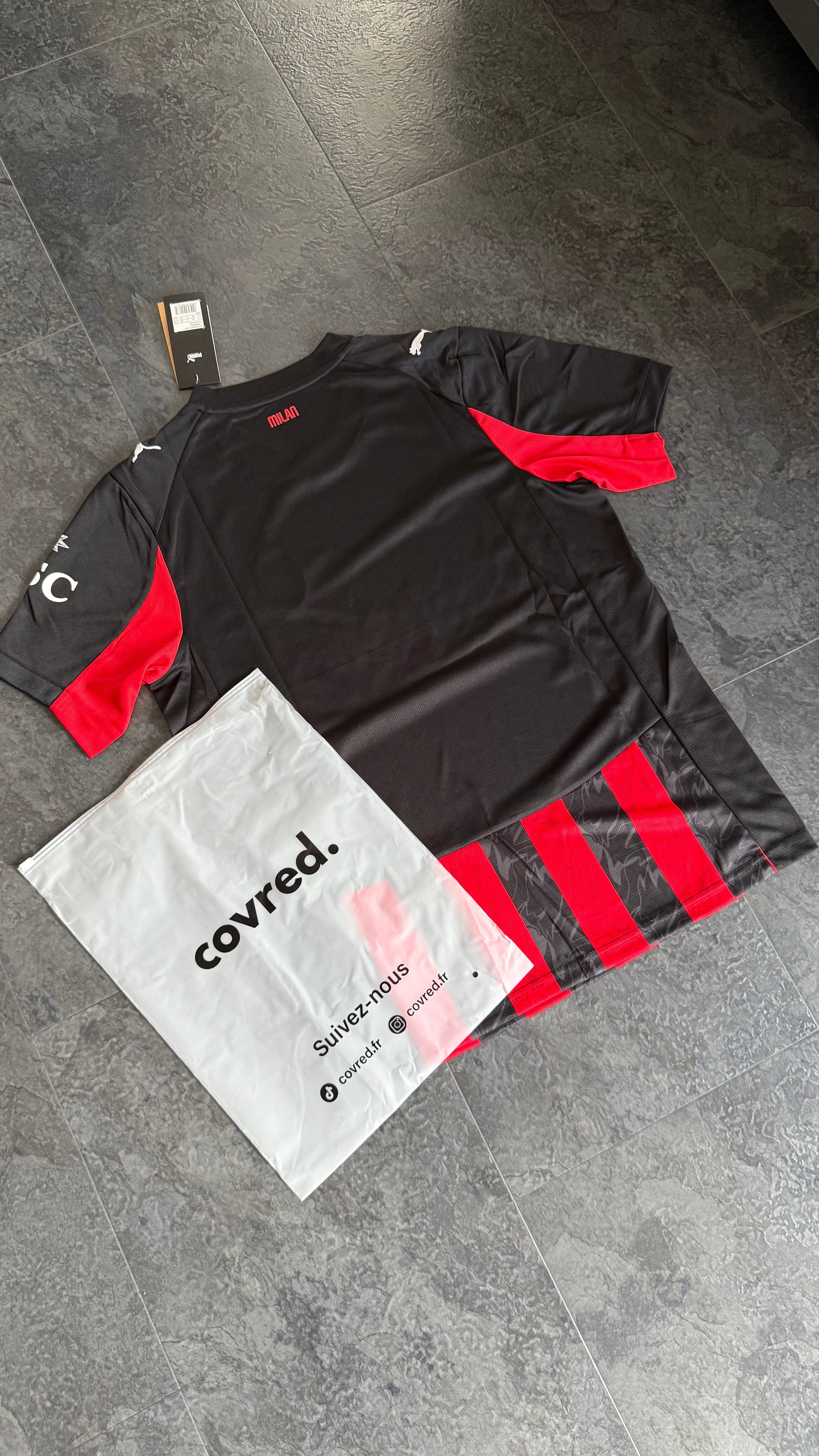 AC Milan – Maillot Domicile 2025/26 – Rouge & Noir