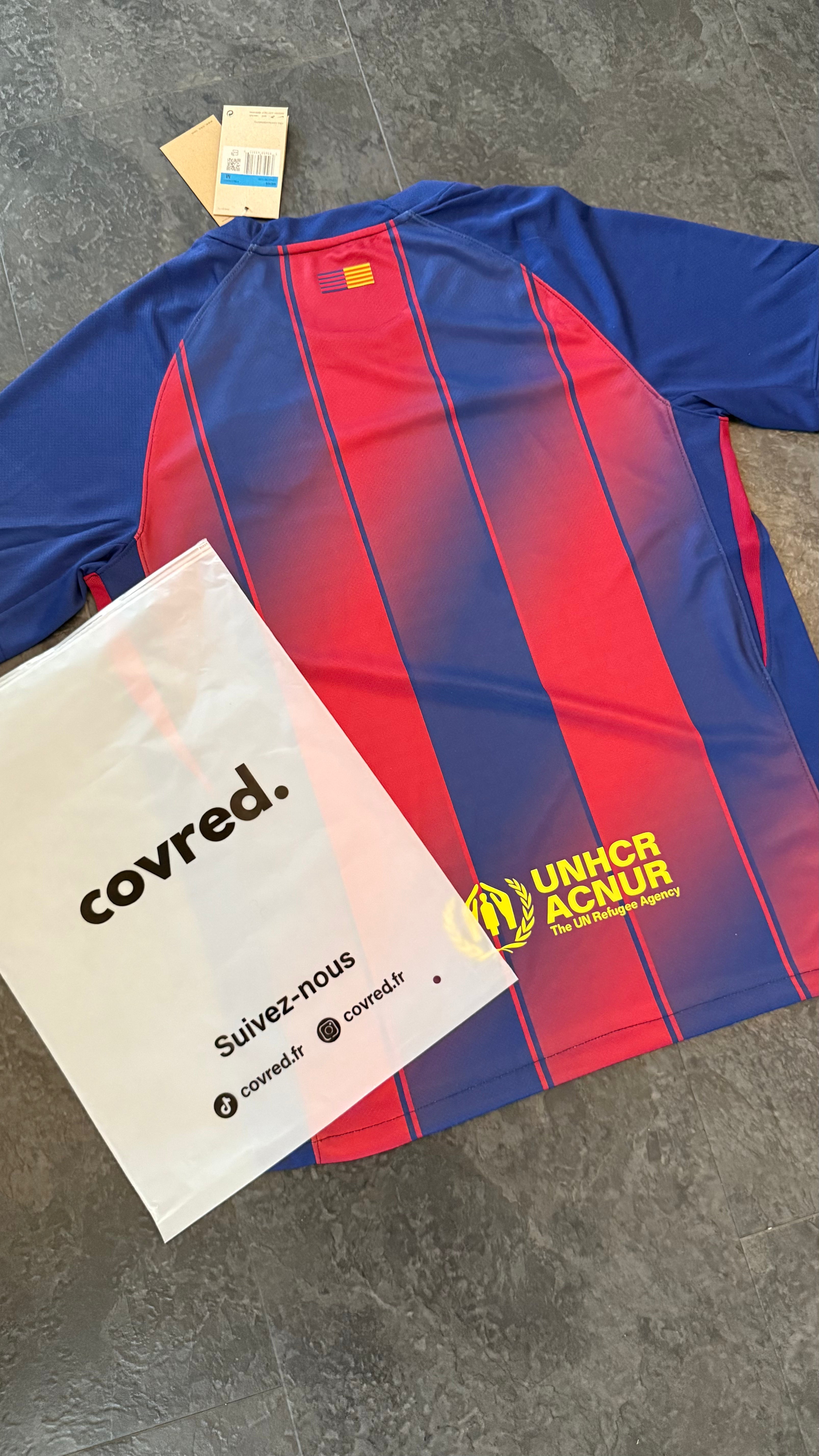 FC Barcelone – Maillot Domicile 2025/26 – Bleu, Grenat & Jaune
