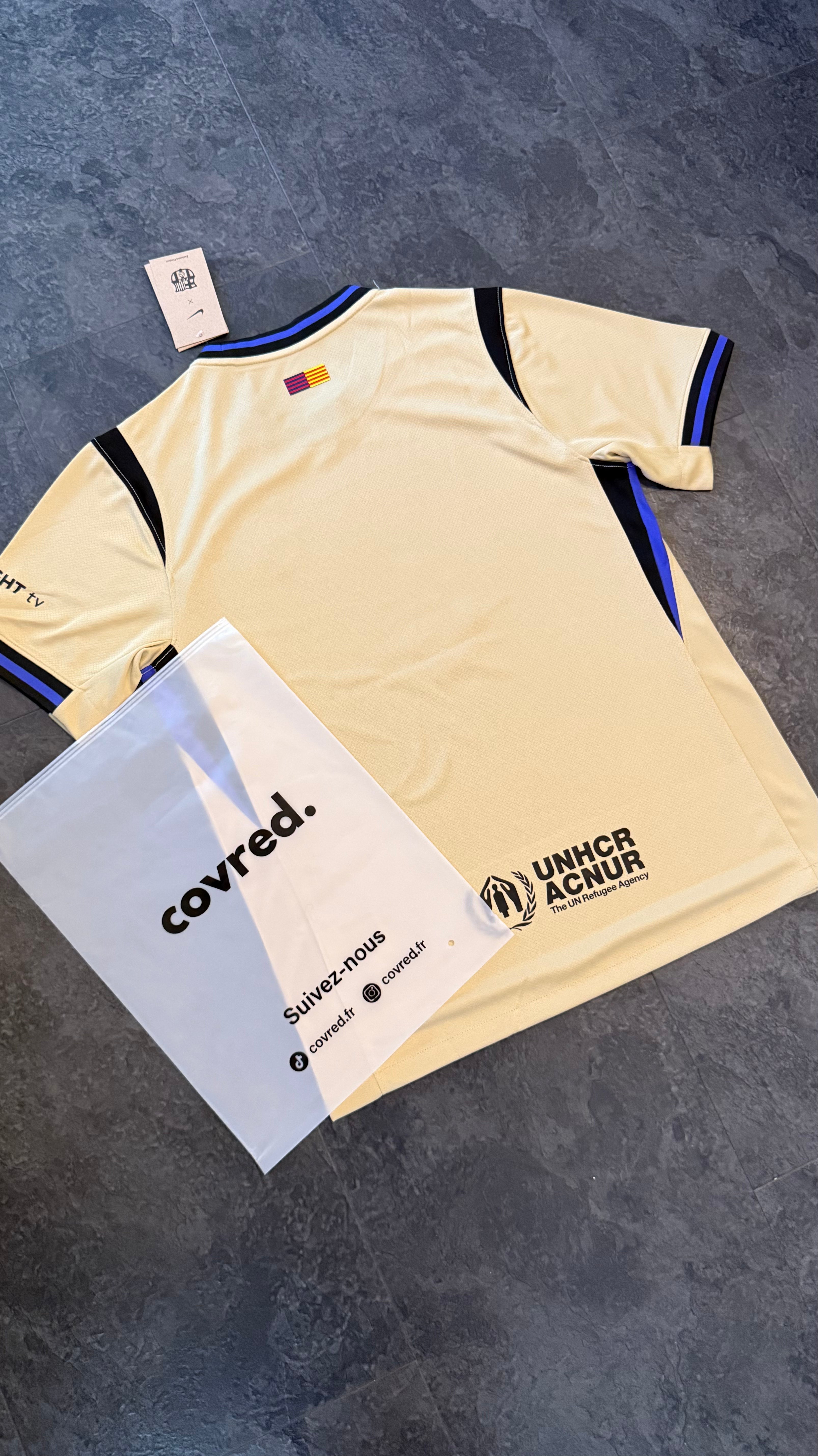 FC Barcelone - Maillot Extérieur 25/26 Kobe Tribute – Crème