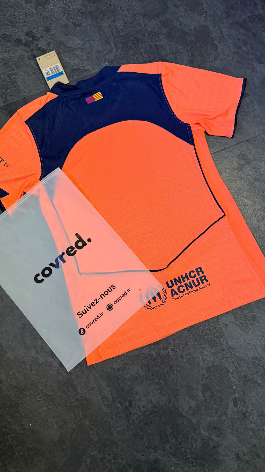 FC Barcelone – Maillot Third 25/26 – Orange, Marine