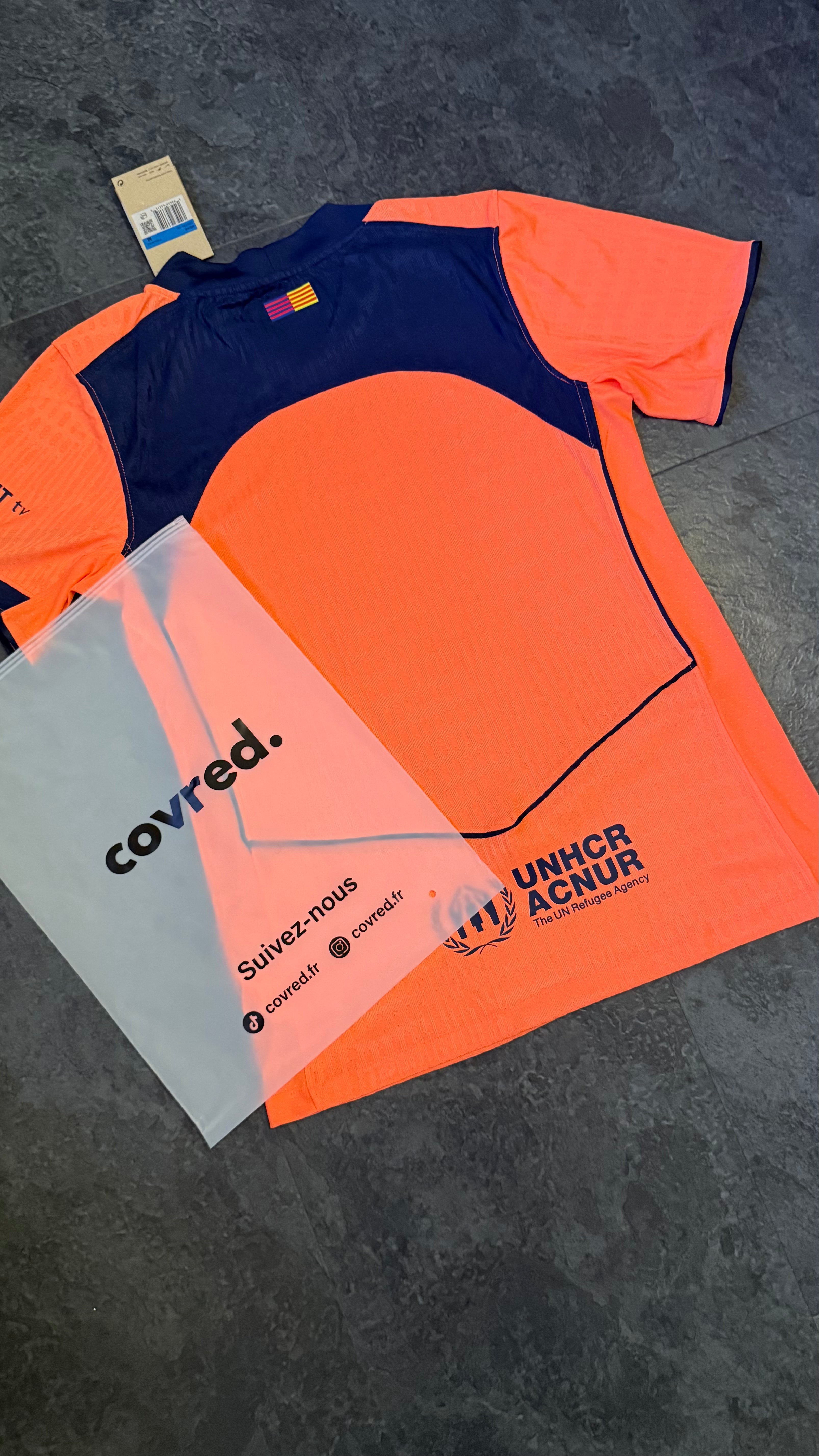 FC Barcelone – Maillot Third 25/26 – Orange, Marine