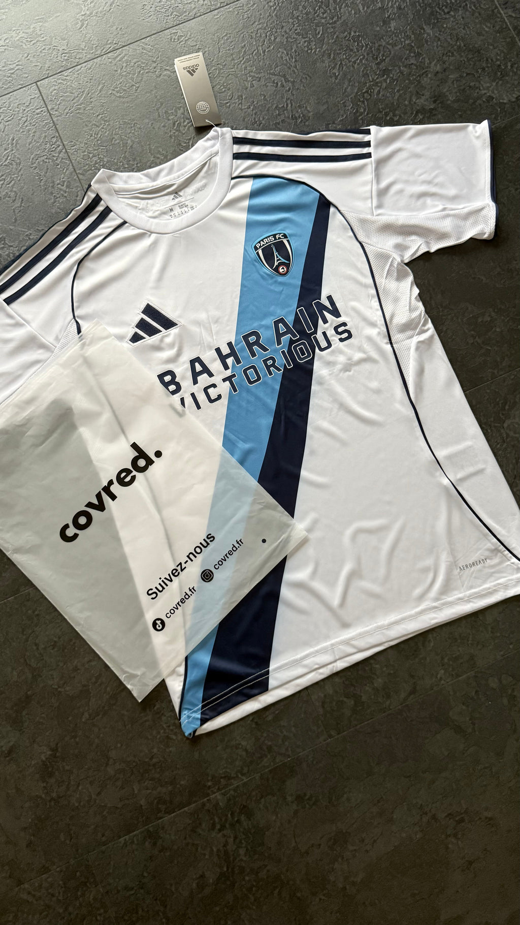 Paris FC – Maillot Extérieur 25/26 –  Blanc