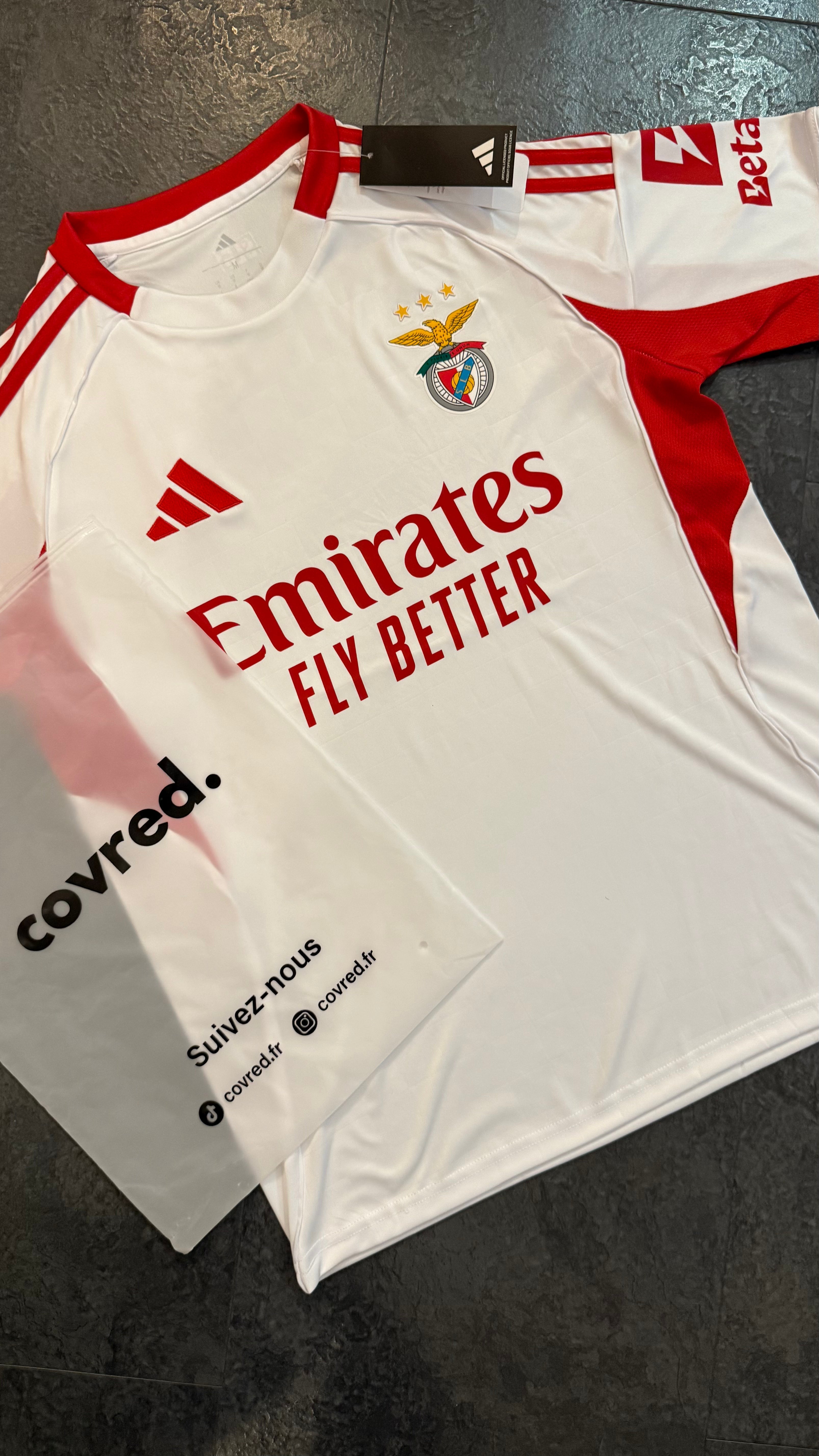 SL Benfica – Maillot Third 2025/26 – Blanc