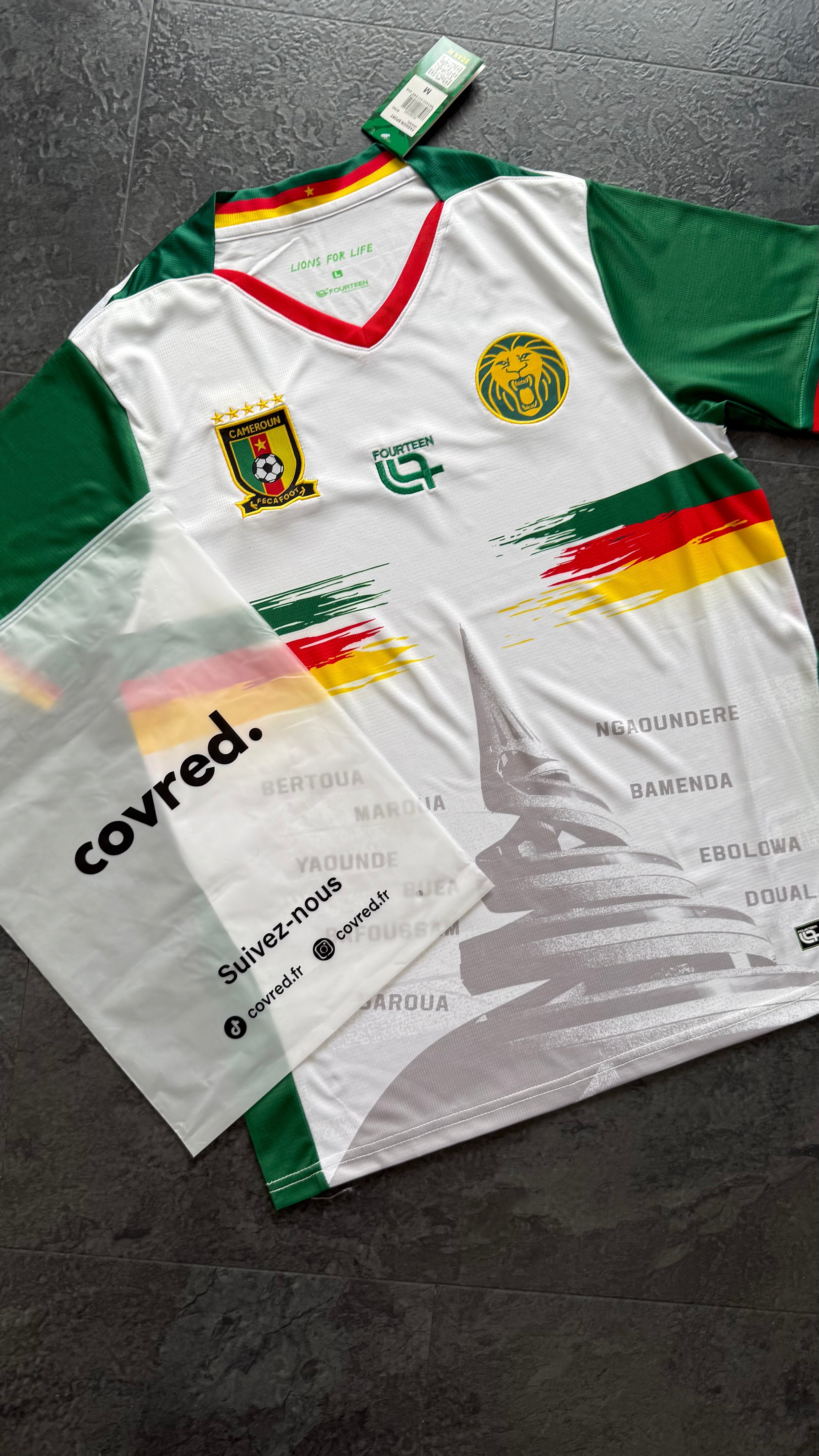 Cameroun – Maillot Third 2025/26 – Blanc