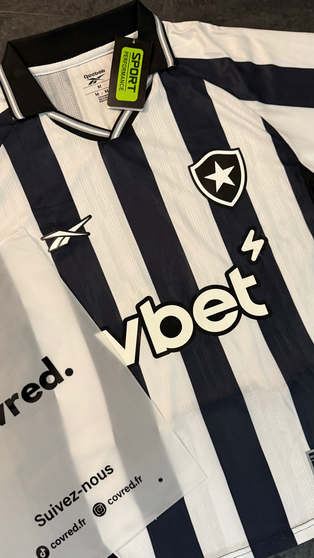 Botafogo – Maillot Domicile 2025/26 – Noir, Blanc