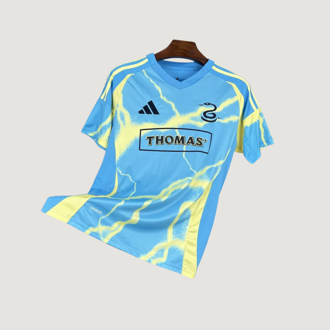 Philadelphia Union – Maillot Extérieur 2025/26 – Bleu Éclair, Jaune