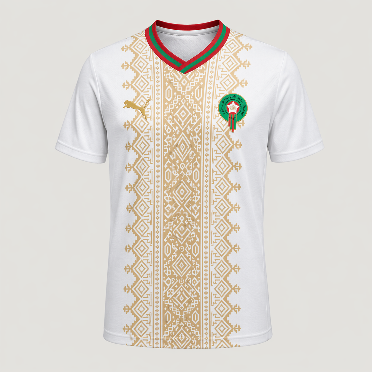 Maroc - Maillot Extérieur Coupe du Monde 2026 - Blanc